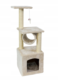 Nízke škrabadlo, vysoké škrabadlo, posteľ, škrabadlo, veža Pet HOBBY 61 - 100 cm
